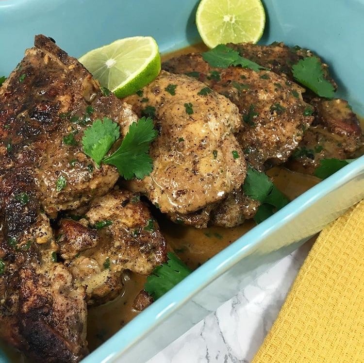 chipotle pork chops with avocado cream sauce