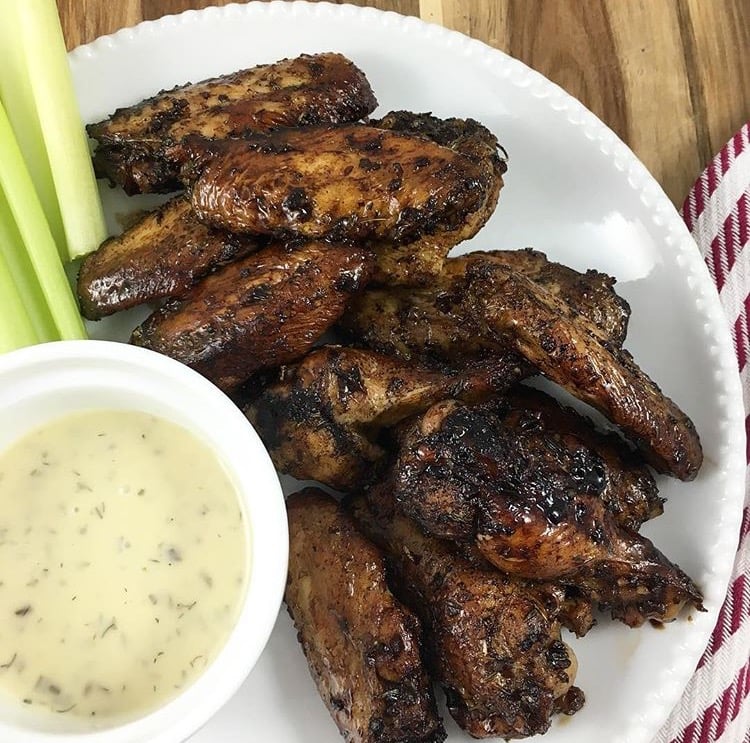 balsamic glazed chicken wings