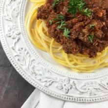 Slow Cooker Bolognese Sauce: Paleo & Whole30 Approved