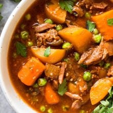 Easy Slow Cooker Beef Stew: Whole30, Paleo, Gluten-Free