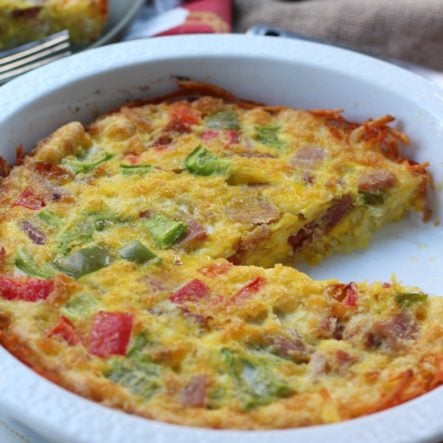 Paleo Ham Egg Bake with Hash Browns (Whole30, GF)