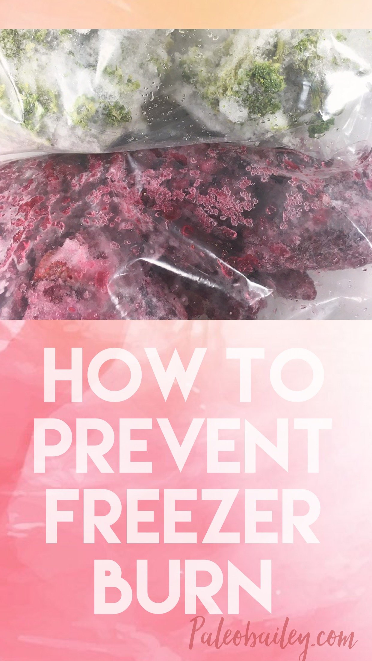 how to prevent freezer burn