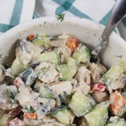 Cucumber Dill Chicken Salad: Paleo & Whole30