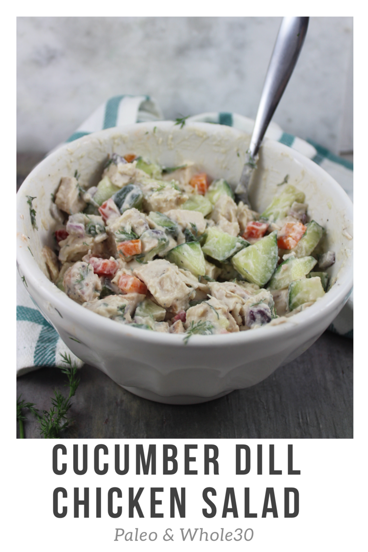 cucumber dill chicken salad