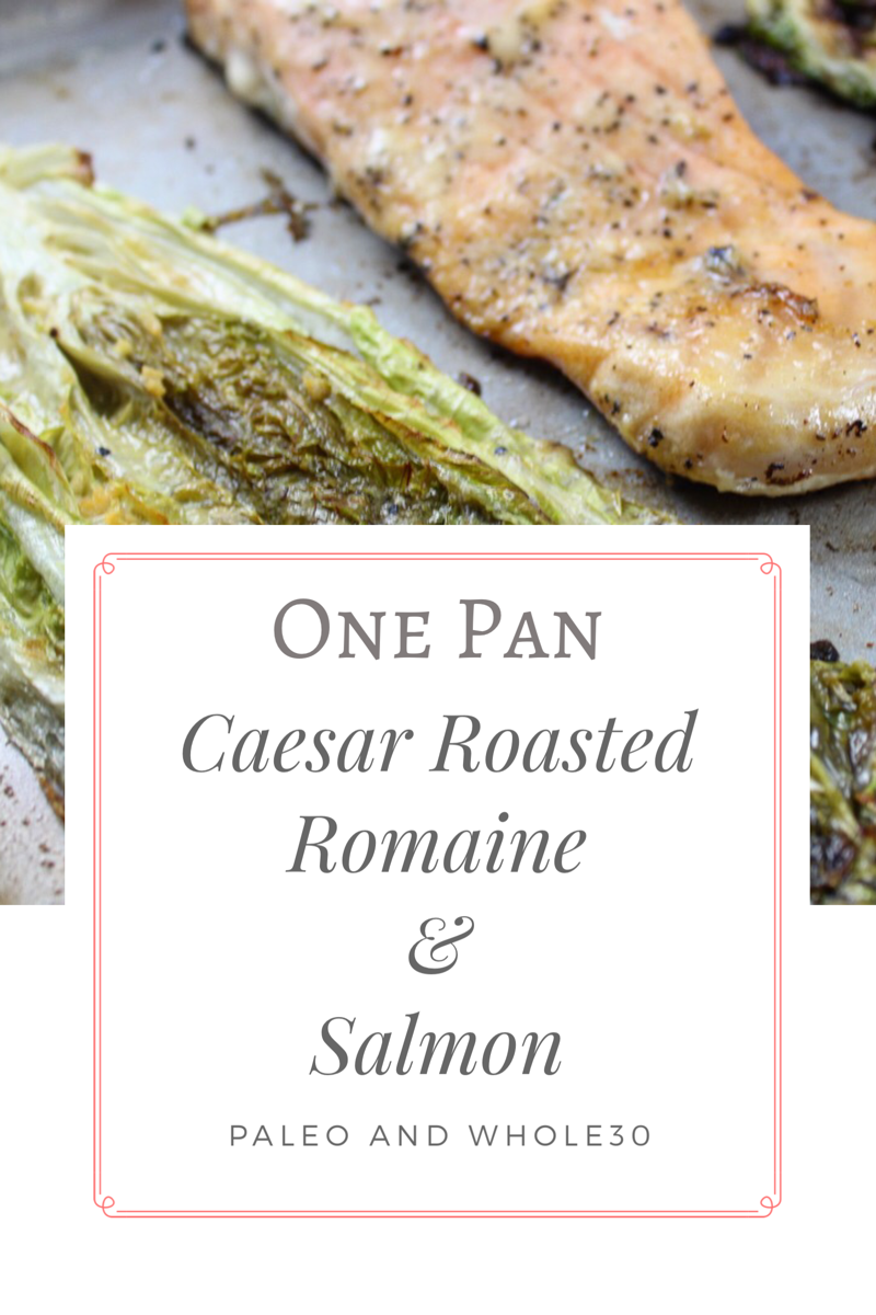 one pan caesar roasted salmon