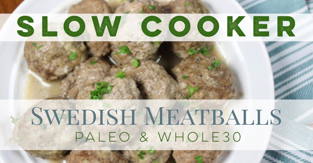 slow cooker swedish meatballs