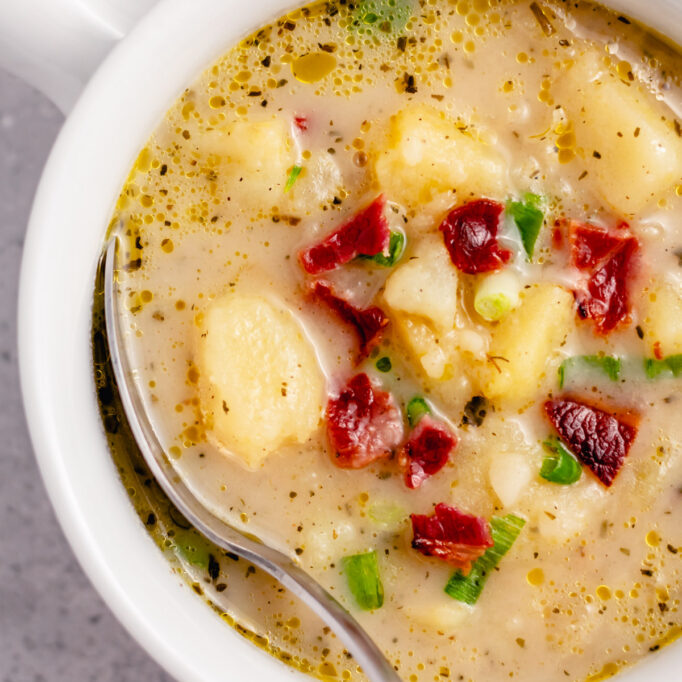 Instant Pot Potato and Bacon Chowder (Whole30, Paleo, Slow Cooker Variations) Whole Kitchen Sink
