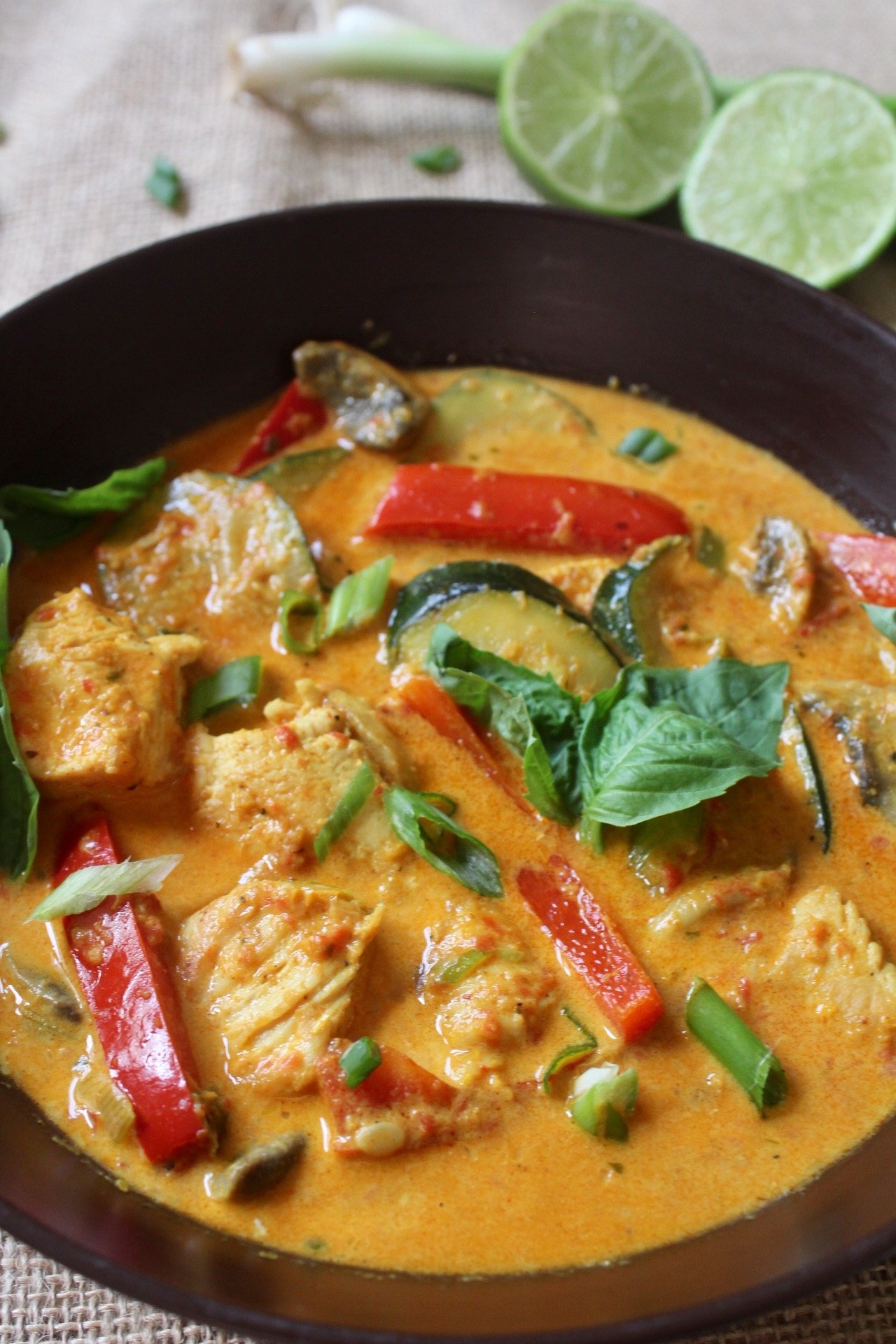 paleo and whole30 chicken and lemongrass coconut curry