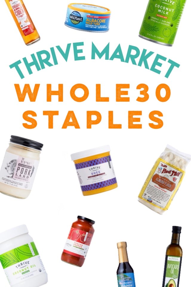 thrive market whole30 staples