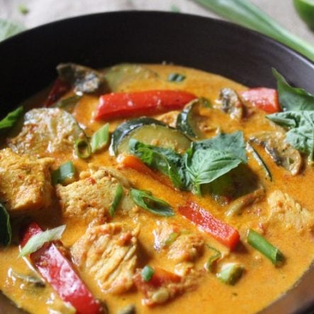 One Pan Chicken and Lemongrass Coconut Curry