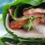 paleo and whole30 turkey bacon caesar wraps