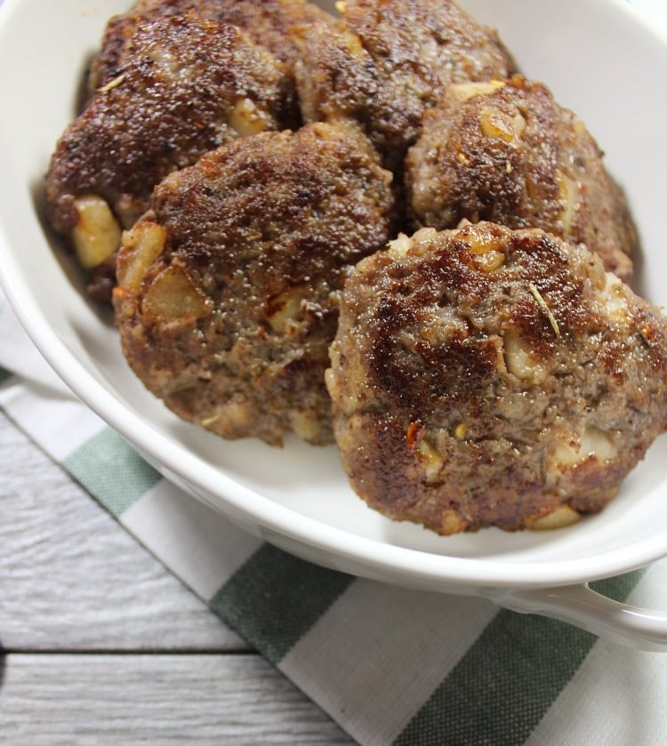 pear and rosemary breakfast sausages