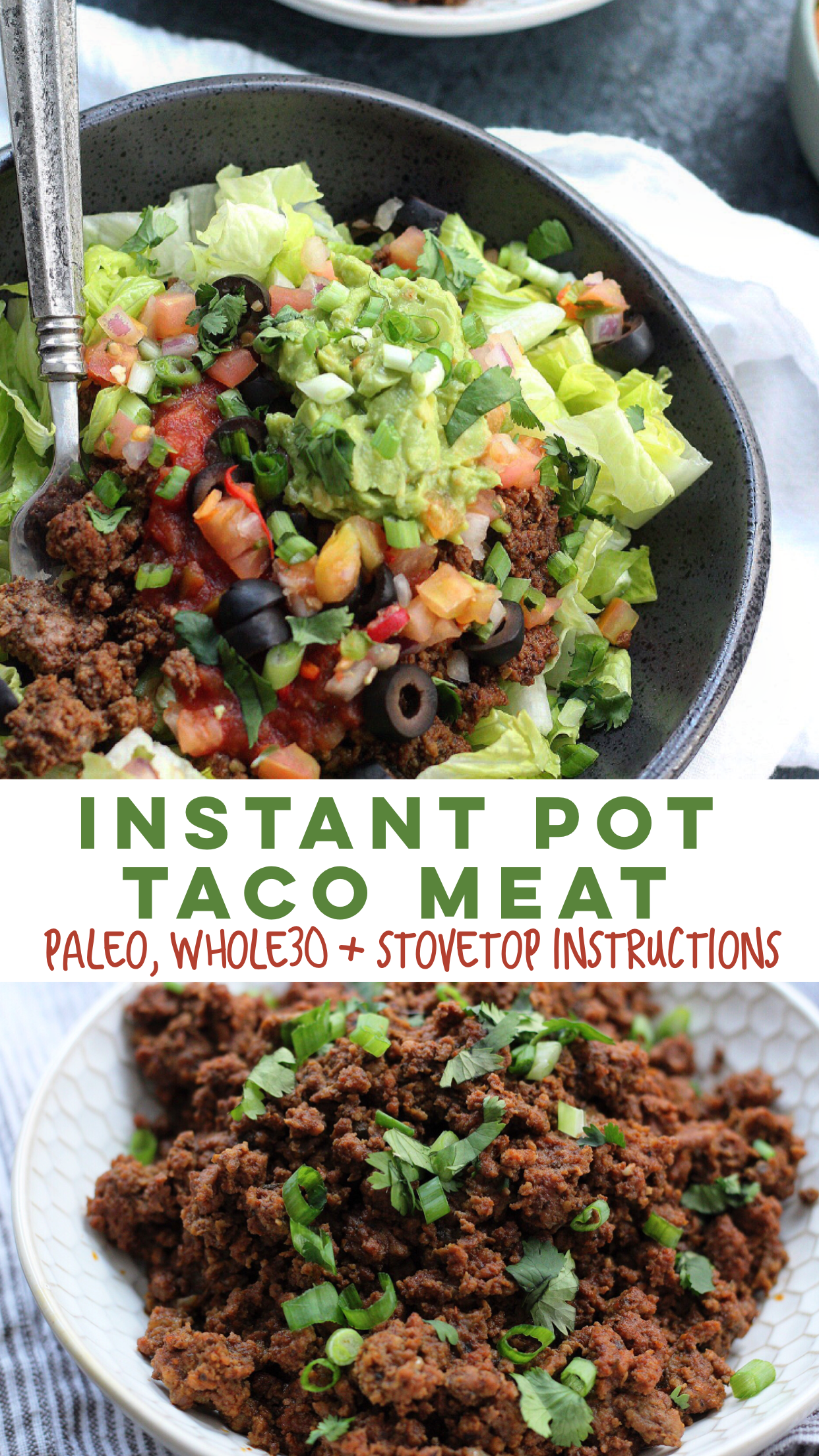 Easy Instant Pot Taco Meat Recipe