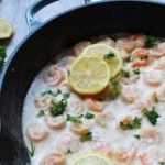 paleo creamy lemon shrimp