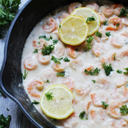 Creamy Lemon Shrimp – Paleo and Whole30 Summer Sauce