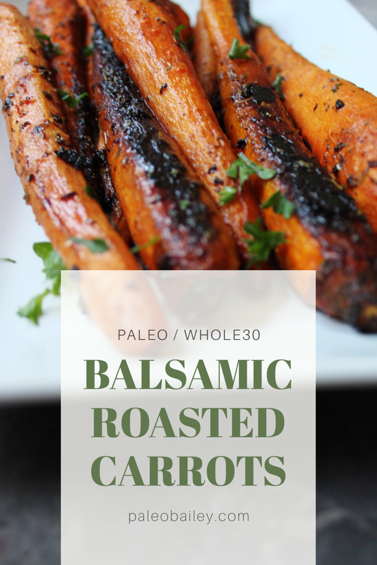 roasted balsamic carrots