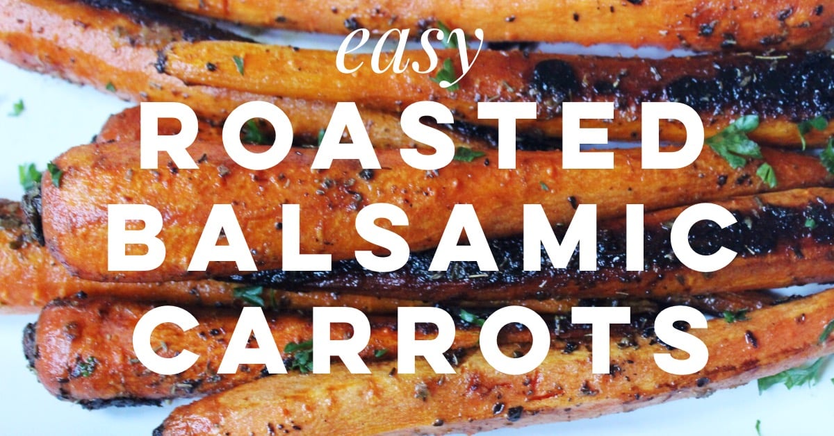 roasted balsamic carrots