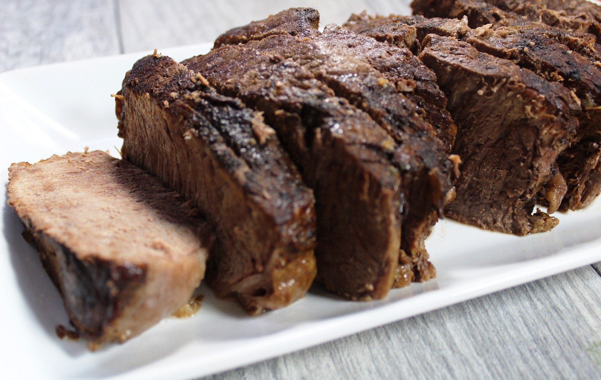 Eye of Round of Beef in Instant Pot - Noel Miletalos