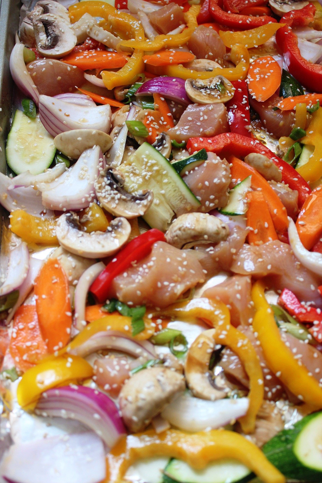 sheet pan stir fry