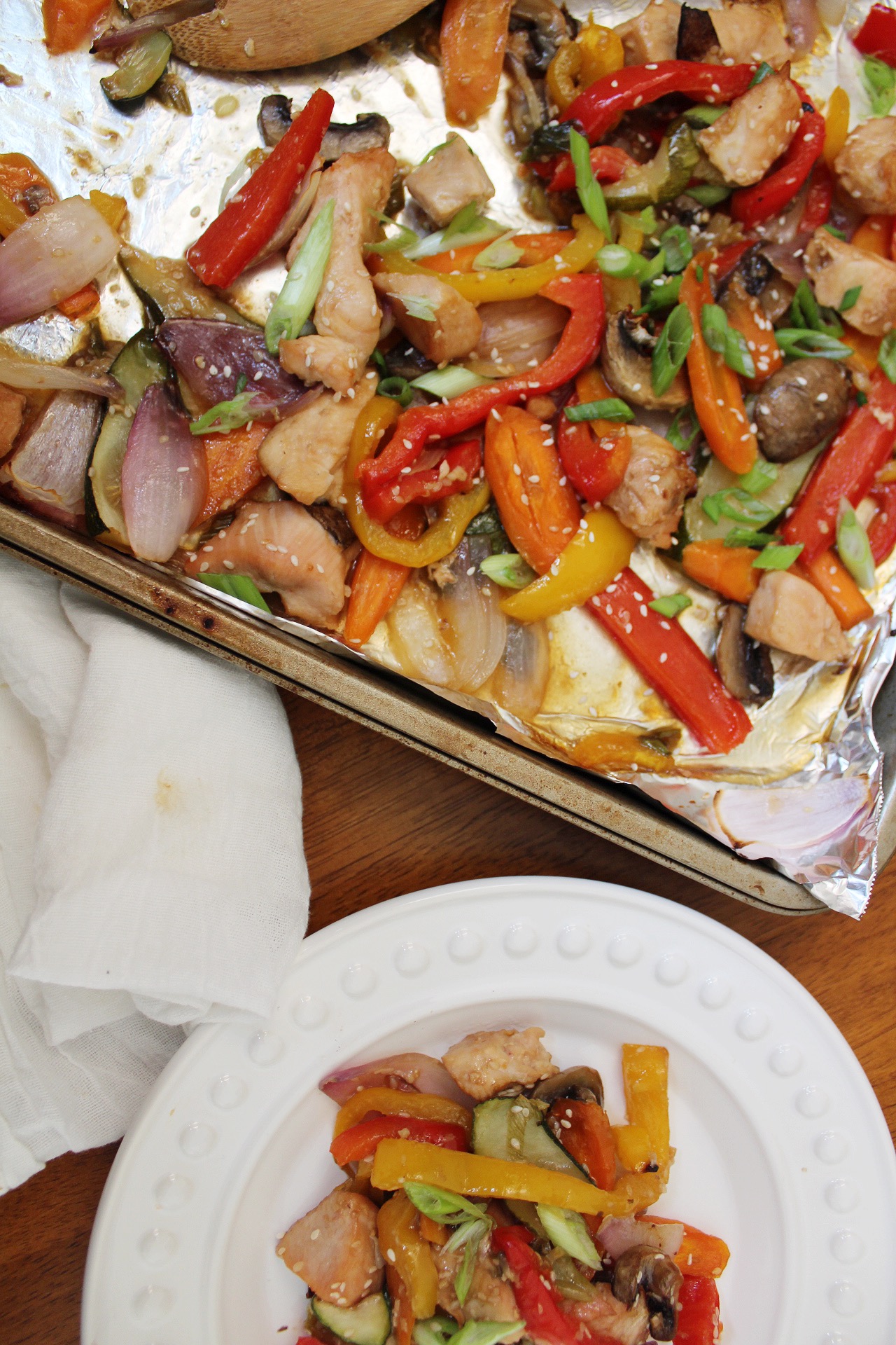 sheet pan stir fry