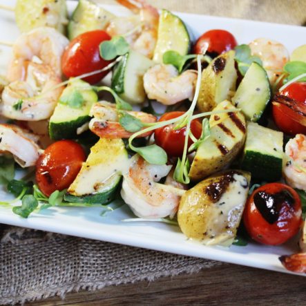 Grilled Caesar Shrimp Skewers: Easy Weeknight Dinner