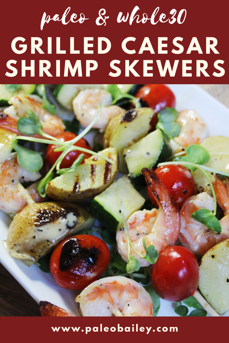 caesar shrimp skewers