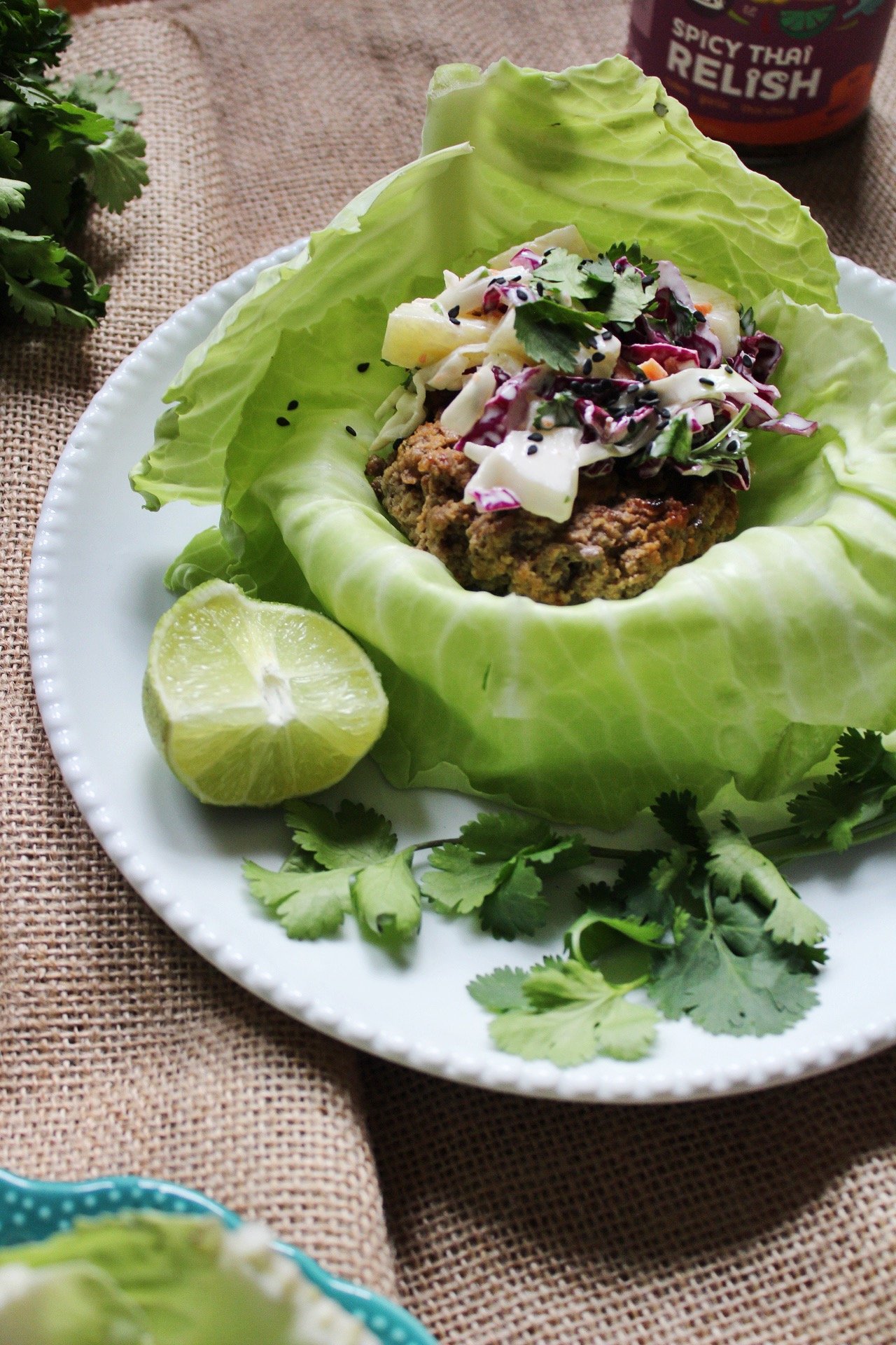 whole30 spicy thai burgers