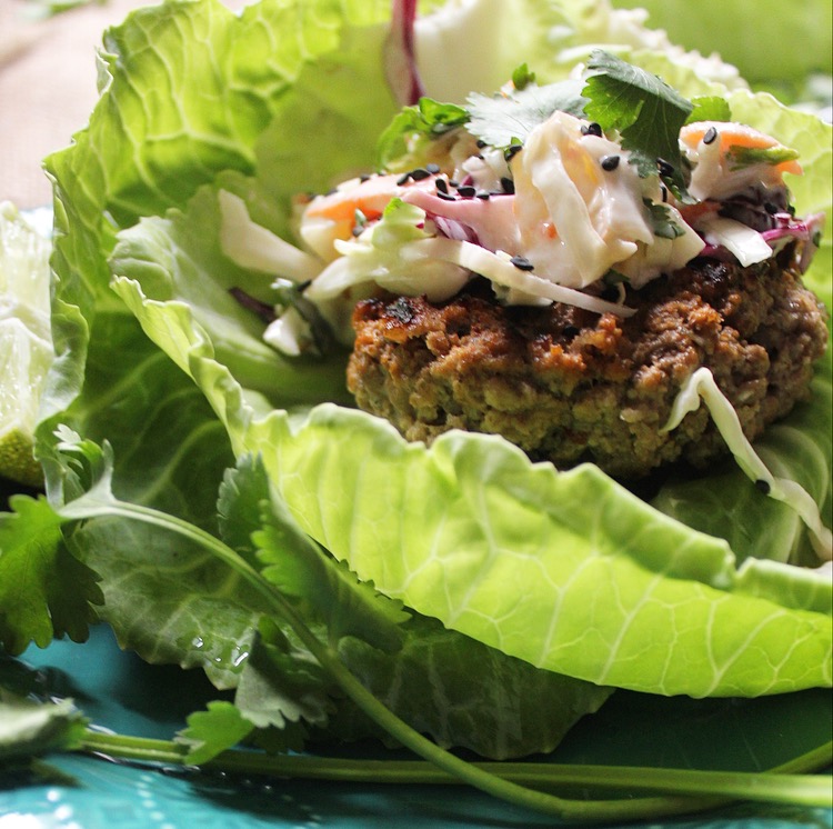 whole30 spicy thai burgers