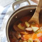 chorizo and veggie stew
