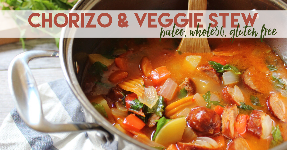 chorizo and veggie stew