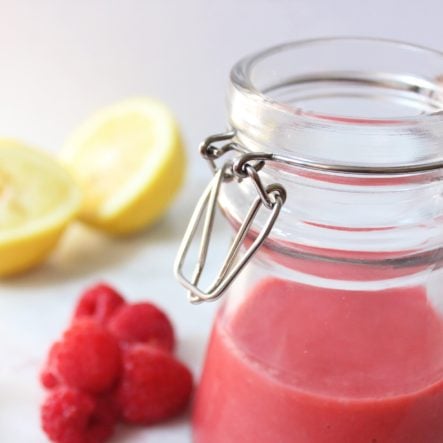 Raspberry Lemon Dressing for the Perfect Paleo Summer Salad: Homemade & Whole30