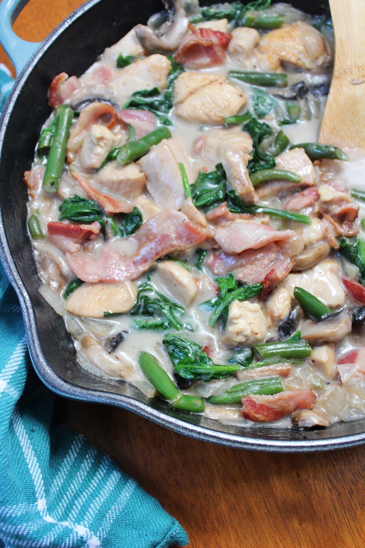 one pot creamy chicken and veggies