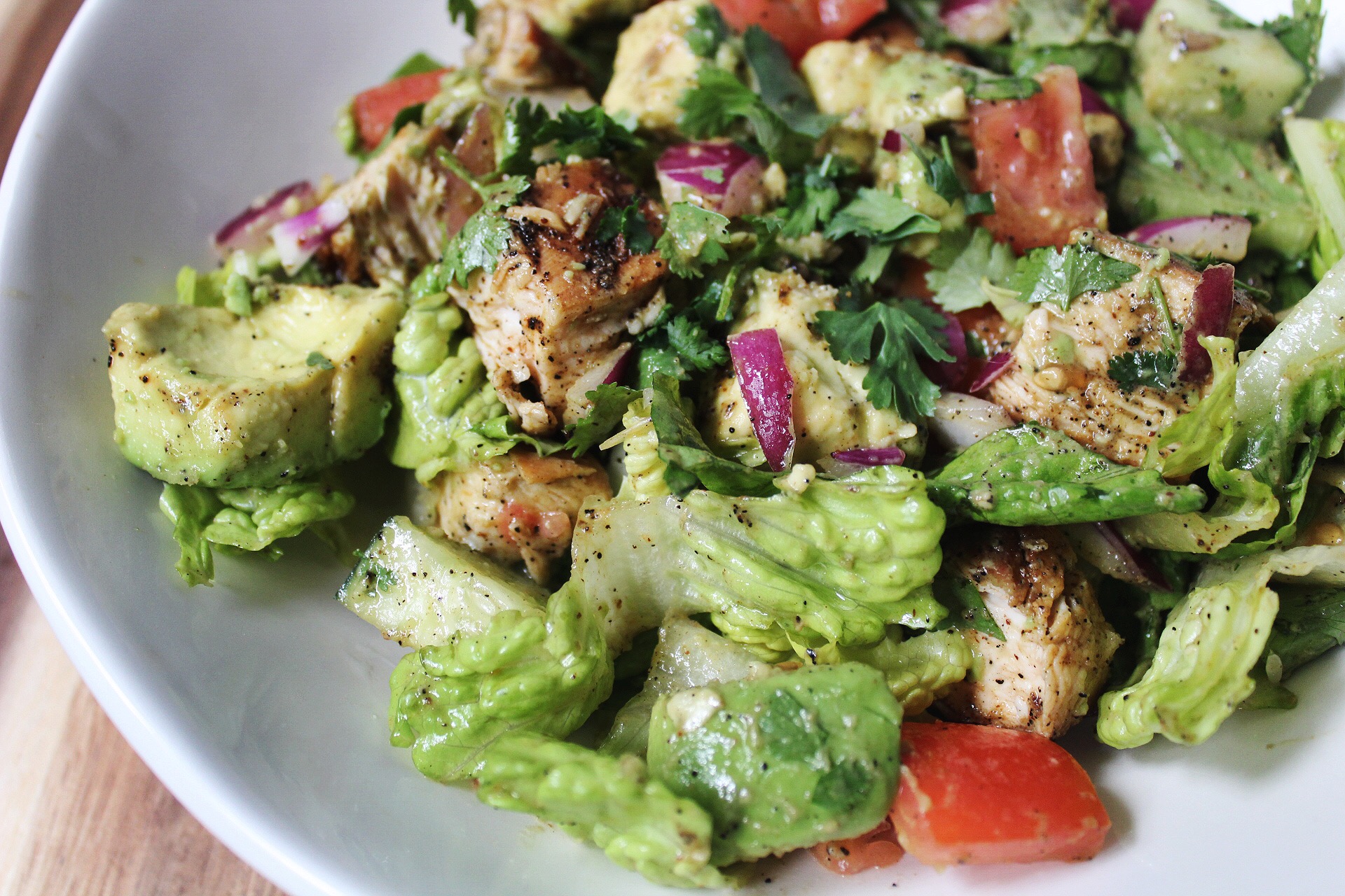 blackened chicken salad