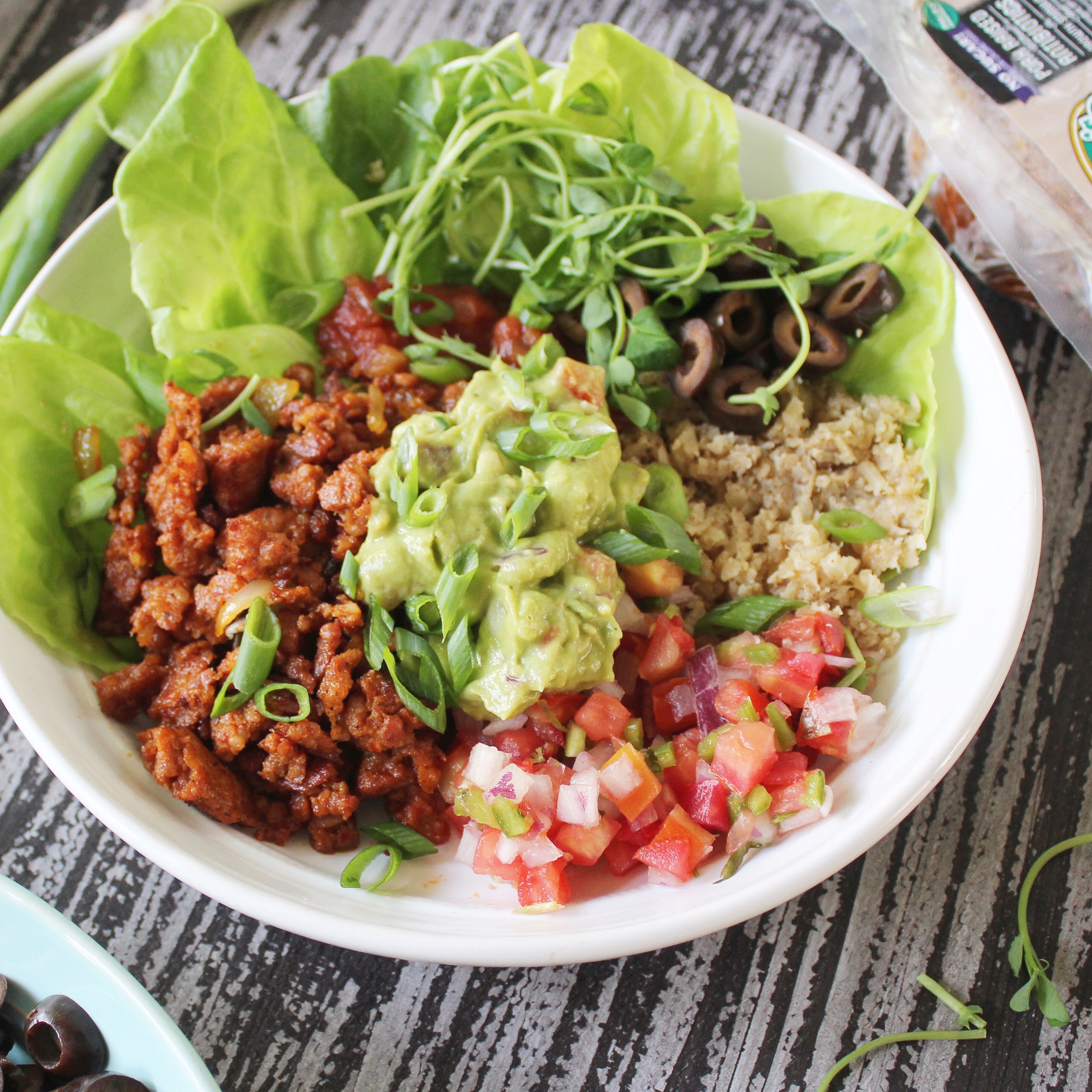 chorizo burrito bowls