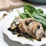 pork tenderloin and rosemary mushroom gravy