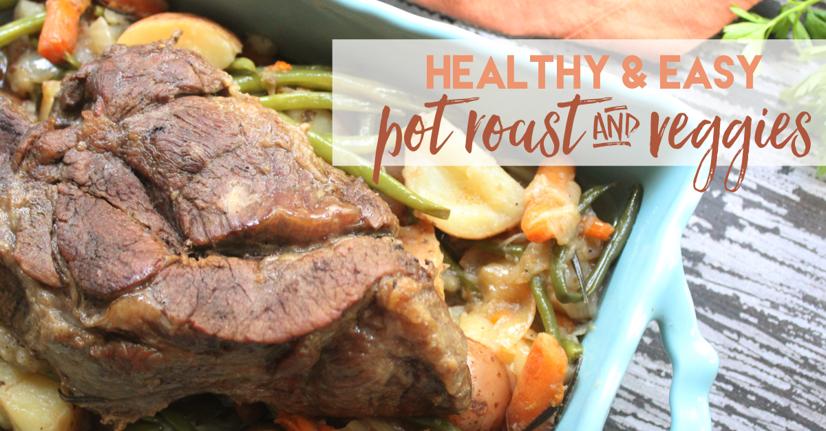 one pan pot roast and veggies