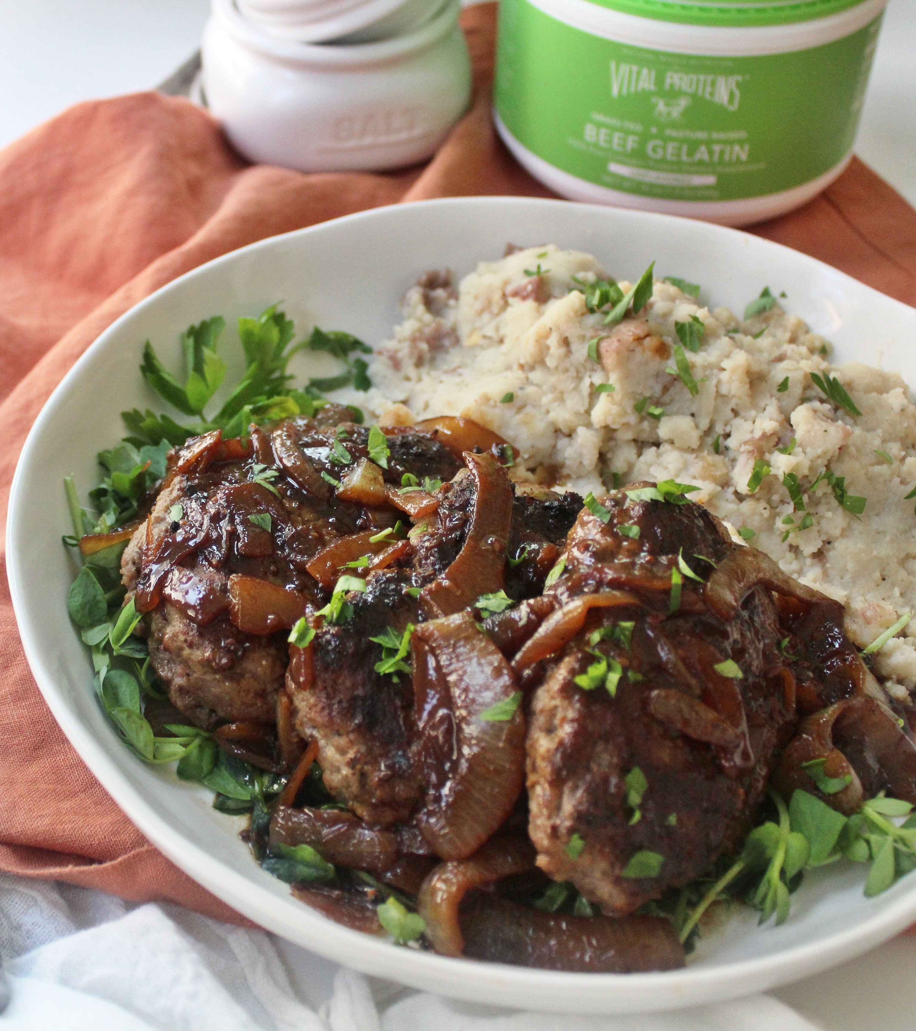 healthy Salisbury steak