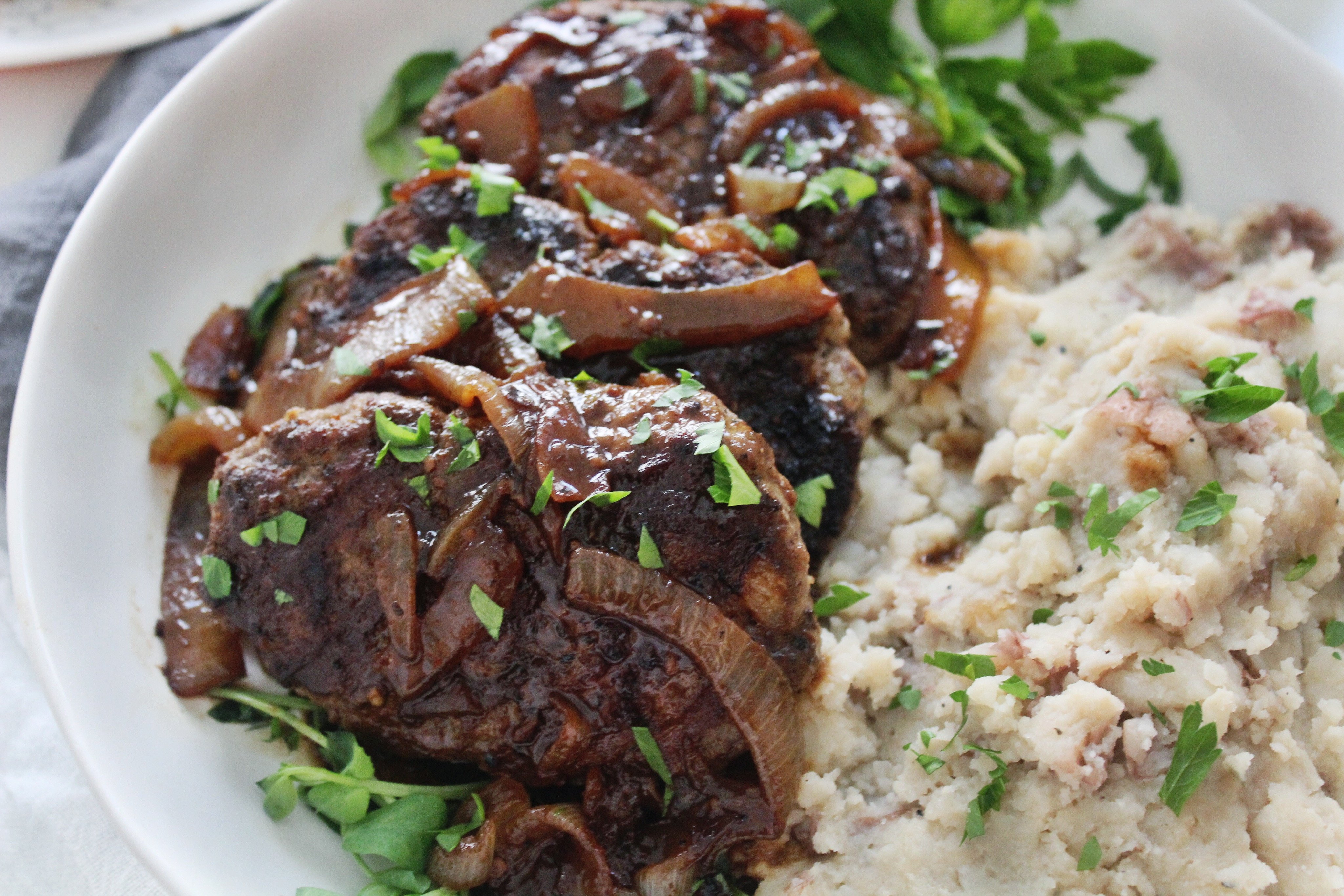 healthy Salisbury steak