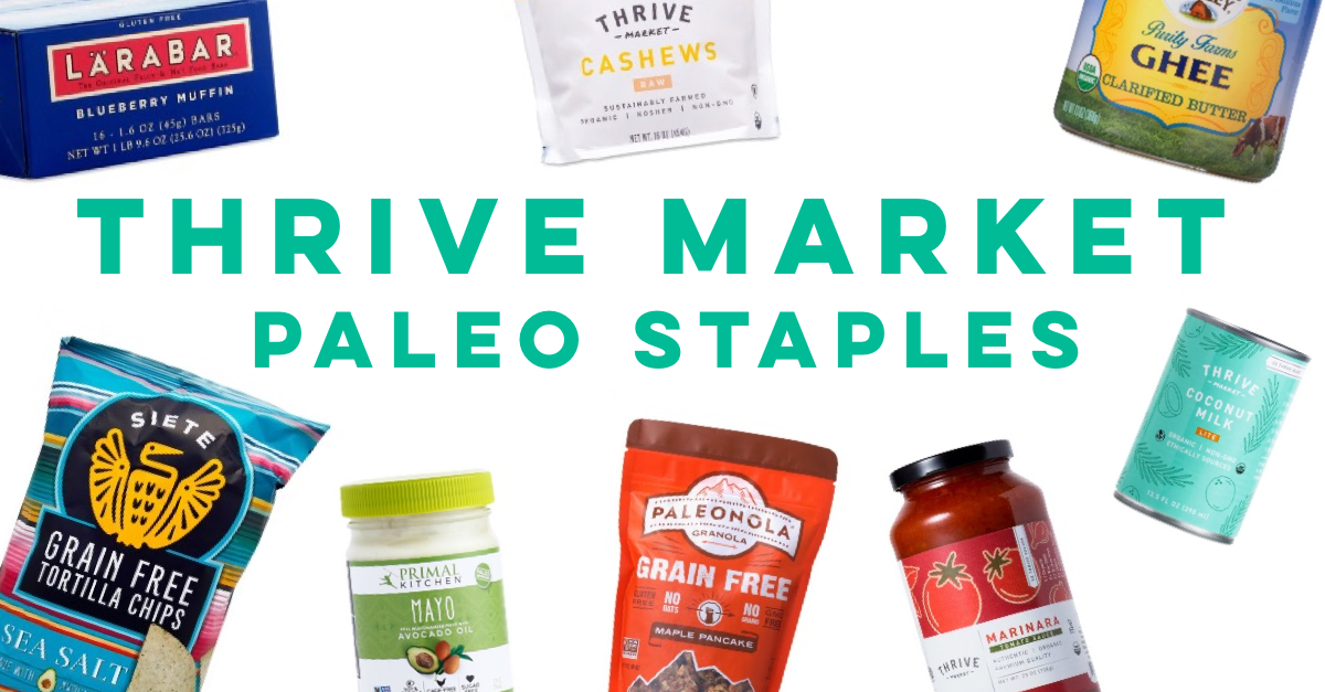 thrive market paleo staples