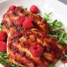 6 Ingredient Berry Glazed Grilled Chicken