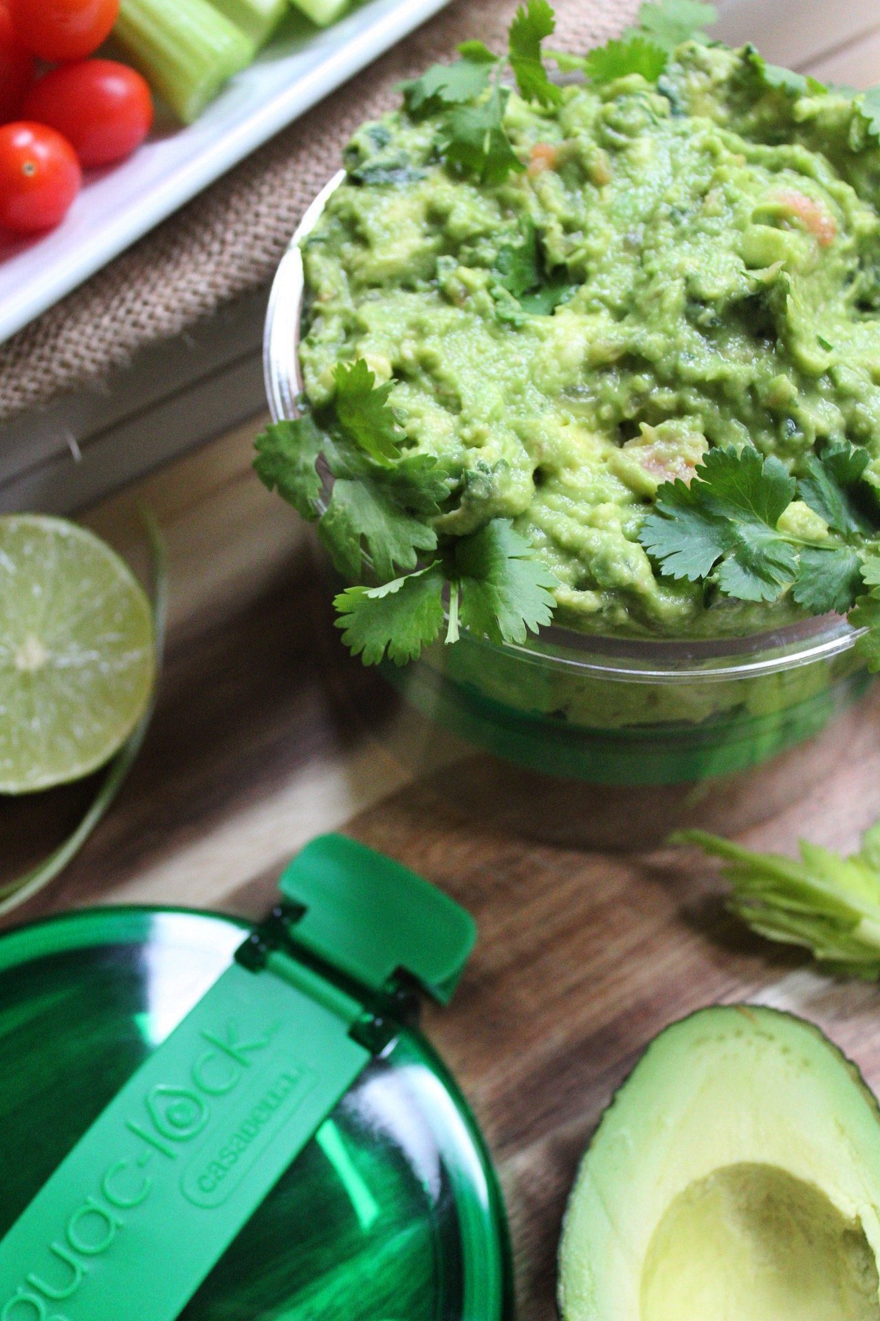 citrus kale guacamole