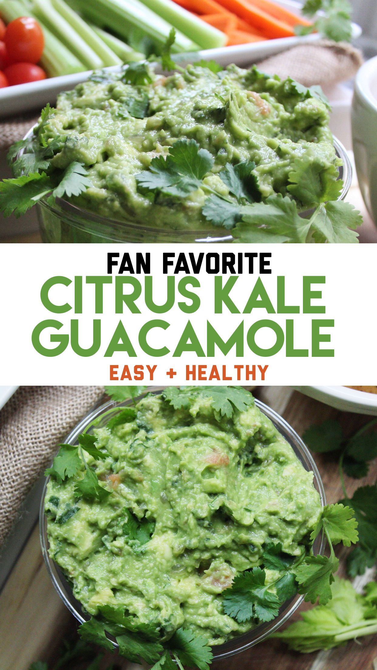 citrus kale guacamole