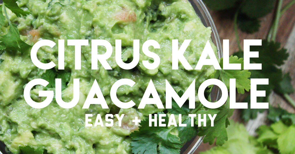 citrus kale guacamole