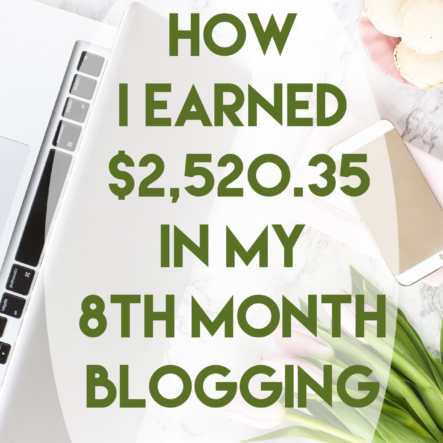 October 2017 Income Report: What I Earned in My 8th Month Blogging