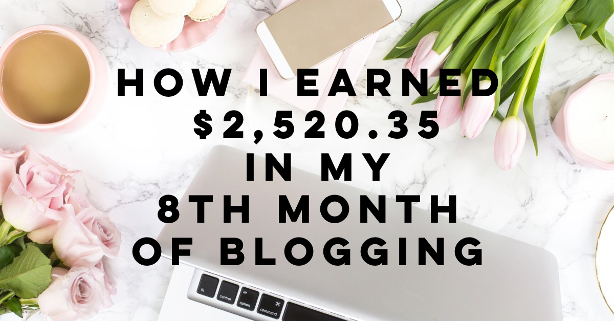 food blog income report