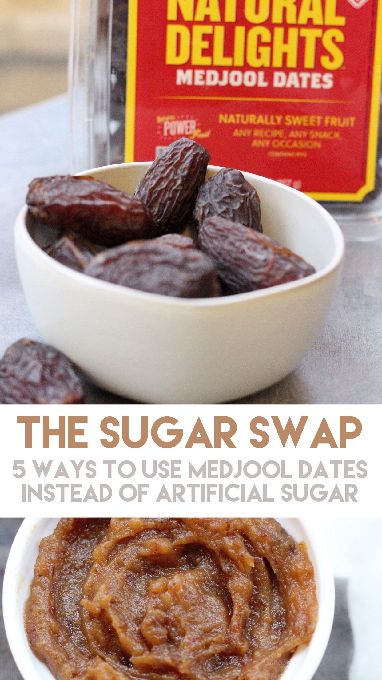 how to use medjool dates instead of sugar