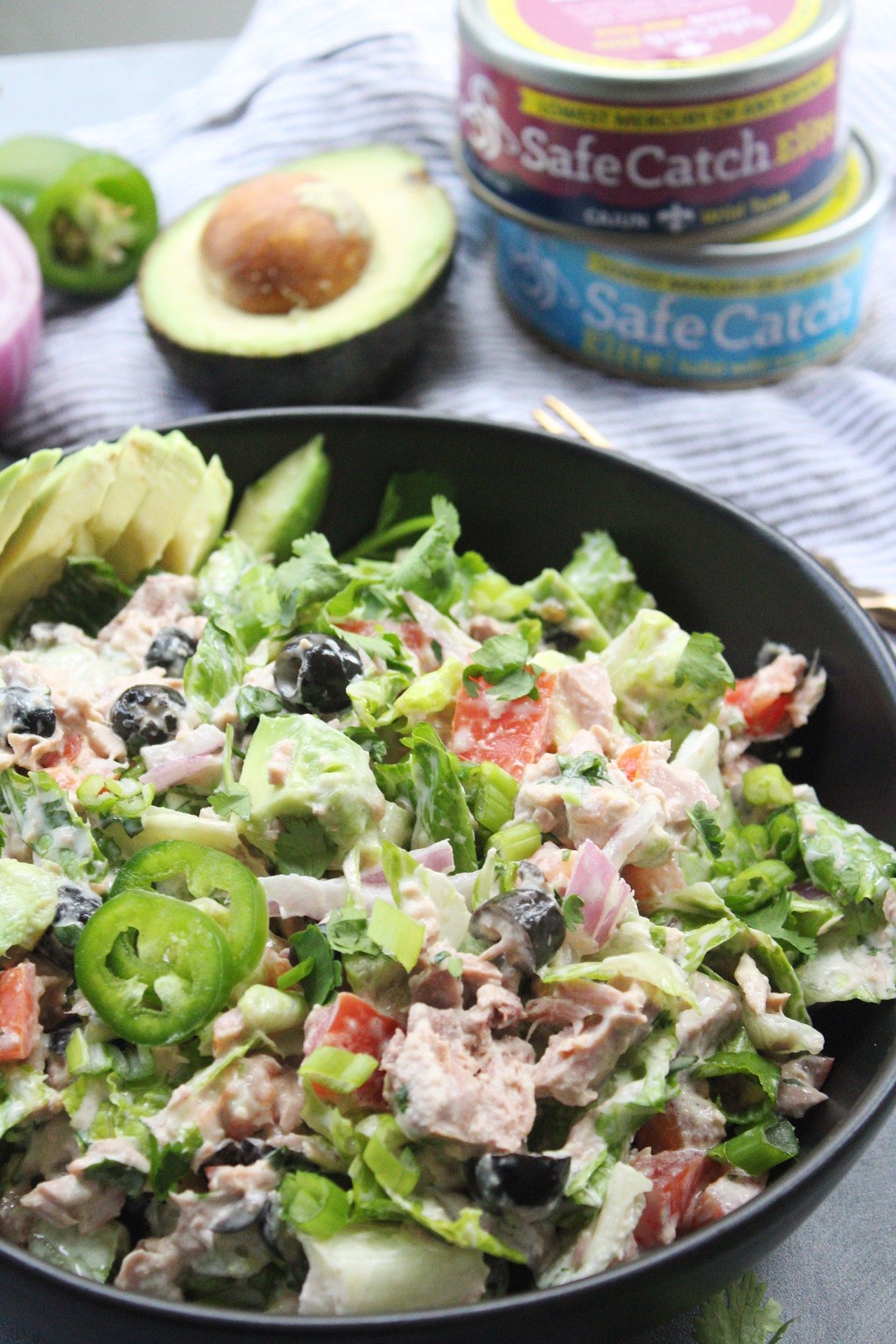 Mexican chopped tuna salad