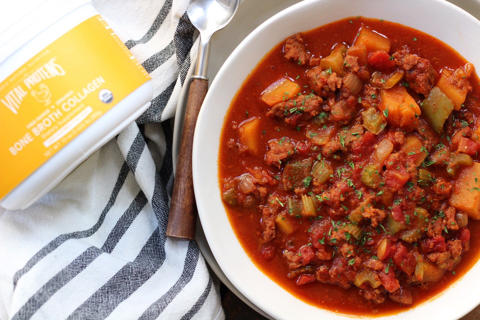 chorizo and butternut squash chili