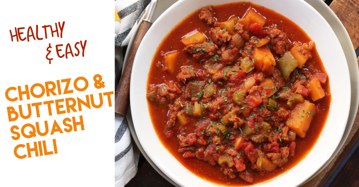 chorizo and butternut squash chili