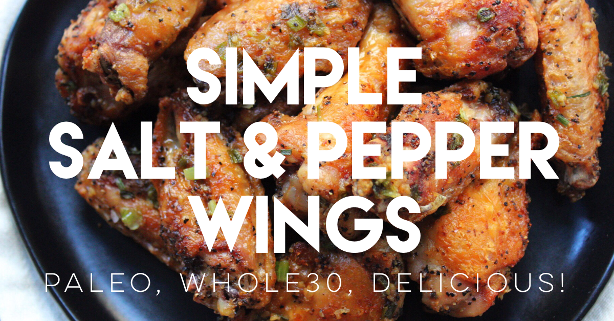 salt and pepper chicken wings